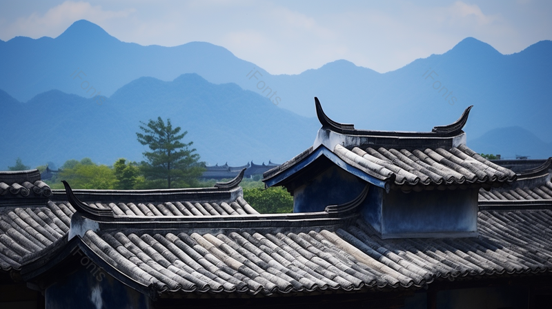 传统古代建筑风格房顶旅游景点,高清,摄影图,摄影图片,图片大全,摄影图免费下载